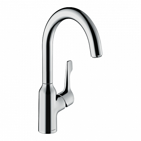 Hansgrohe Focus M43 Кухонный смеситель однорычажный, 220, Eco, 1jet хром