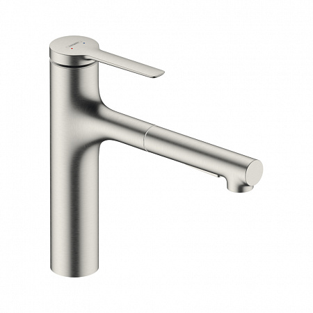 Hansgrohe Zesis M33 Кухонный смеситель 160 2jet с вытяжным душем sBox lite сталь