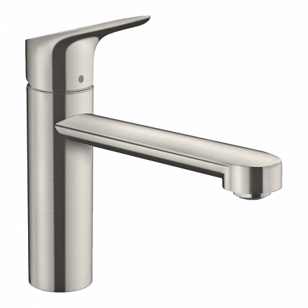 Hansgrohe Focus M43 Кухонный смеситель однорычажный, 120, 1jet сталь