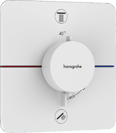 Термостат для скрытой установки Hansgrohe ShowerSelect Comfort Q. 15586700. белый матовый