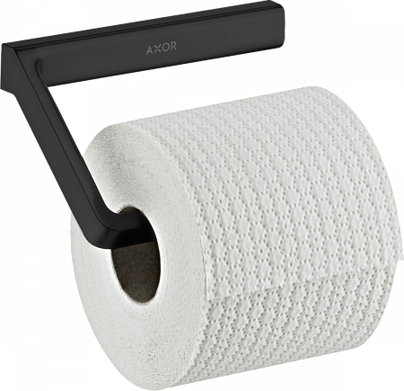 Держатель для туалетной бумаги AXOR Universal Softsquare без крышки, матовый черный