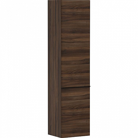 Шкаф высокий Hansgrohe Xelu Q 54142670  400/350 дверь справа черный матовый/темный орех