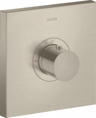 Термостат AXOR ShowerSelect HighFlow, скрытого монтажа, квадратный, матовый никель