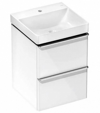 Тумба с раковиной Hansgrohe Xelu Q 54368000 480/475 белый/хром