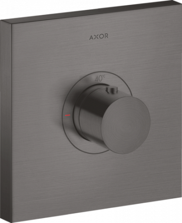 Термостат AXOR ShowerSelect HighFlow, скрытого монтажа, квадратный, матовый черный хром