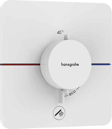 Термостат для скрытой установки Hansgrohe ShowerSelect Comfort Q. 15589700. белый матовый