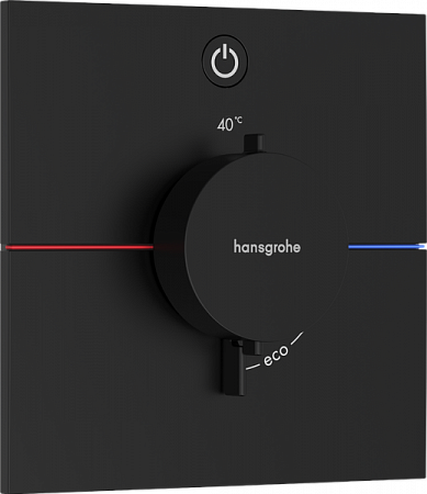 Термостат для скрытой установки Hansgrohe ShowerSelect Comfort S. 15571670. черный матовый