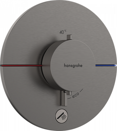Термостат для скрытой установки Hansgrohe ShowerSelect Comfort S. 15562340. матовый черный хром