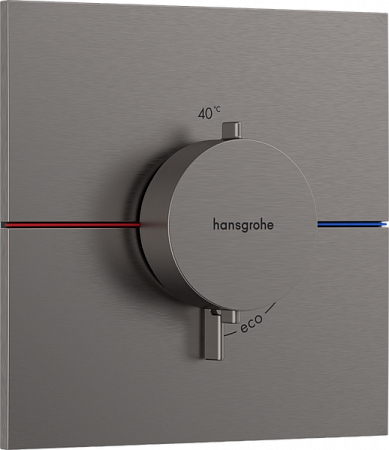 Термостат для скрытой установки Hansgrohe ShowerSelect Comfort E. 15574340. матовый черный хром