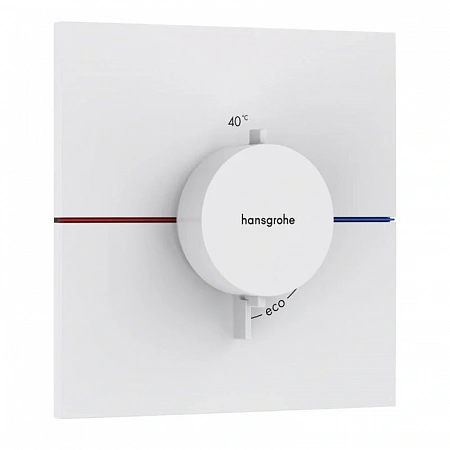 Термостат для скрытой установки Hansgrohe ShowerSelect Comfort E. 15574700. белый матовый