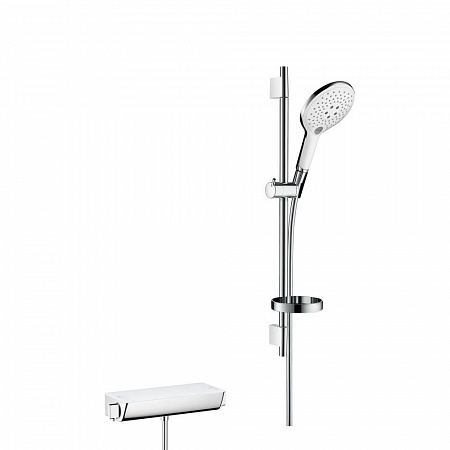 Hansgrohe Raindance Select S Душевой набор Ecostat Select/Raindance Select S 150 3jet/Combi 0,65 м хром-белый матовый