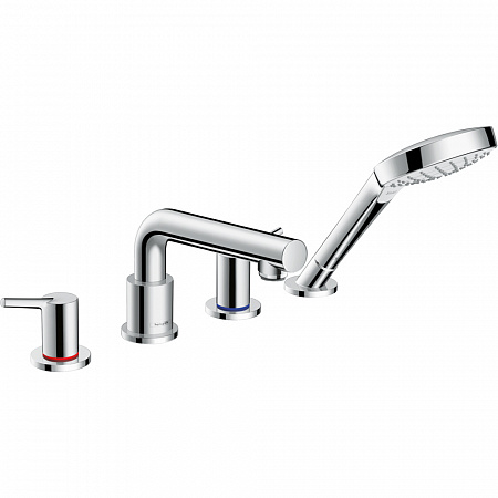 Hansgrohe Talis S Смеситель на край ванны на 4 отверстия хром