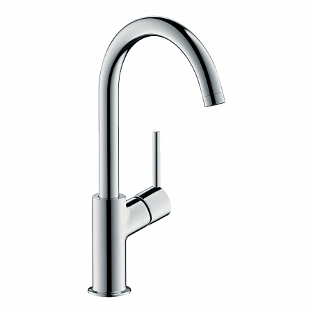 Hansgrohe Talis Смеситель для раковины, однорычажный, с фиксированным изливом и сливным клапаном Push-Open хром