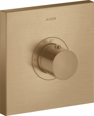 Термостат AXOR ShowerSelect HighFlow, скрытого монтажа, квадратный, матовая бронза