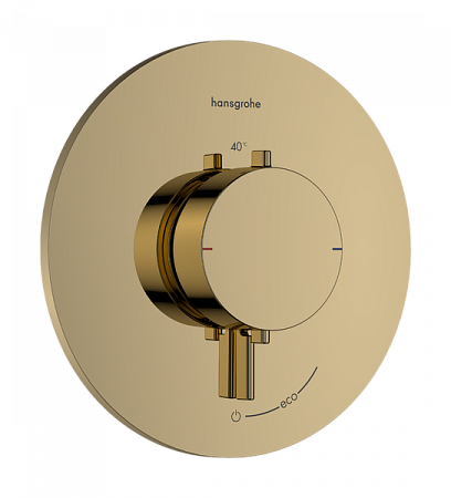 Термостат для скрытой установки Hansgrohe Ecostat Comfort S. 33714990. полированное золото