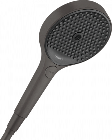 Ручной душ Hansgrohe Rainfinity 26862340. матовый черный хром