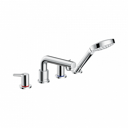 Hansgrohe Talis S Смеситель для ванны на 4 отверстия (внешняя часть) хром