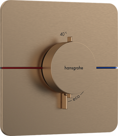 Термостат для скрытой установки Hansgrohe ShowerSelect Comfort Q. 15588140. матовая бронза