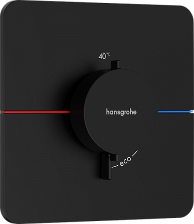 Термостат для скрытой установки Hansgrohe ShowerSelect Comfort Q. 15588670. черный матовый