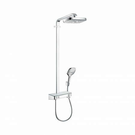 Hansgrohe Raindance Select E Showerpipe 300 2jet EcoSmart 9 л/мин с ShowerTablet Select 300 хром