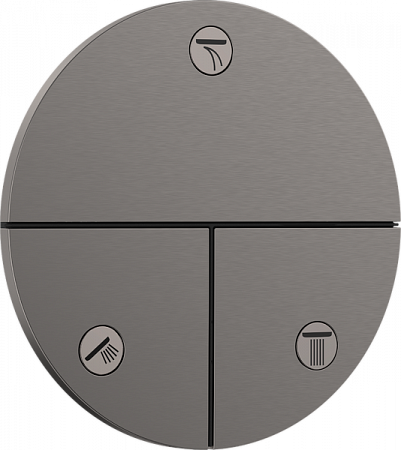 Клапан для скрытой установки Hansgrohe ShowerSelect Comfort S. 15558340. матовый черный хром
