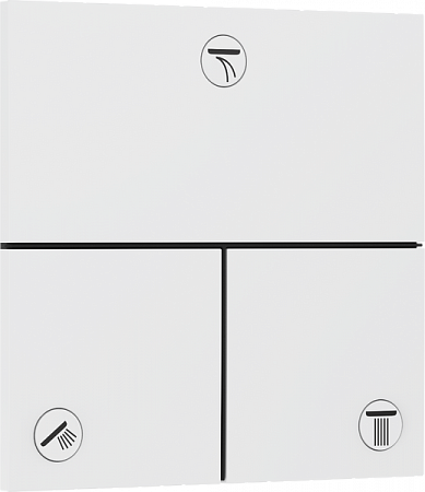 Клапан для скрытой установки Hansgrohe ShowerSelect Comfort S. 15573700. белый матовый