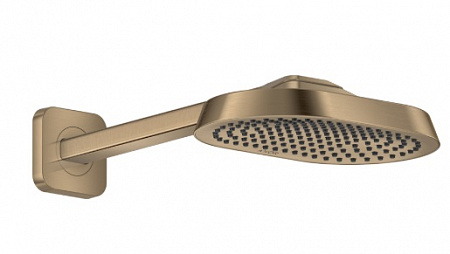 Верхний душ AXOR ShowerSphere 250/160 1jet EcoSmart+ с душевой штангой. матовая бронза