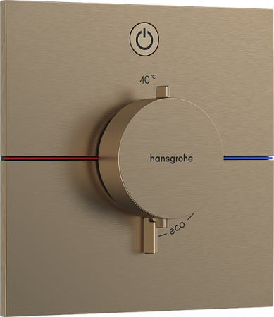 Термостат для скрытой установки Hansgrohe ShowerSelect Comfort S. 15571140. матовая бронза