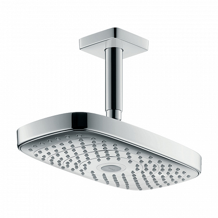 Hansgrohe Raindance Select E 300 Верхний душ 2jet EcoSmart хром-белый матовый