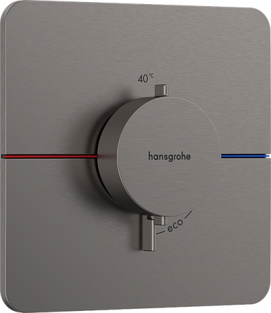 Термостат для скрытой установки Hansgrohe ShowerSelect Comfort Q. 15588340. матовый черный хром