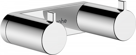 Двойной крючок для полотенец Hansgrohe AddStoris S 41785000. хром