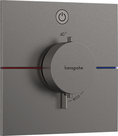 Термостат для скрытой установки Hansgrohe ShowerSelect Comfort S. 15571340. матовый черный хром