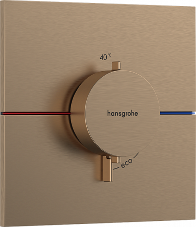 Термостат для скрытой установки Hansgrohe ShowerSelect Comfort E. 15574140. матовая бронза