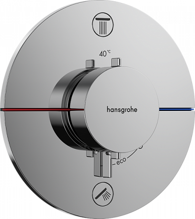 Термостат для скрытой установки Hansgrohe ShowerSelect Comfort S. 15556000. хром