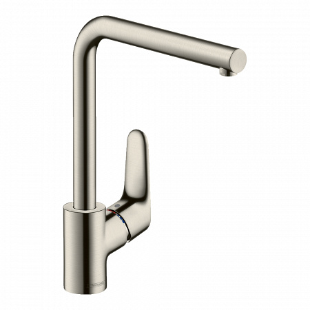 Hansgrohe Focus M41 Кухонный смеситель однорычажный, 280, Eco, 1jet сталь