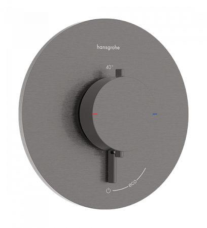 Термостат для скрытой установки Hansgrohe Ecostat Comfort S. 33714340. матовый черный хром