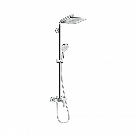 Hansgrohe Crometta E 240 1jet Showerpipe  душевая система хром