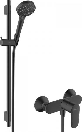 Душевая система Hansgrohe Vernis Blend 26958670. черный матовый