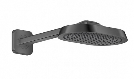 Верхний душ AXOR ShowerSphere 250/160 1jet EcoSmart+ с душевой штангой. матовый черный хром