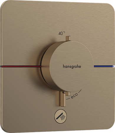 Термостат для скрытой установки Hansgrohe ShowerSelect Comfort Q. 15589140. матовая бронза