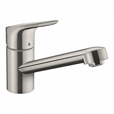 Hansgrohe Focus M43 Кухонный смеситель однорычажный, 100, 1jet сталь