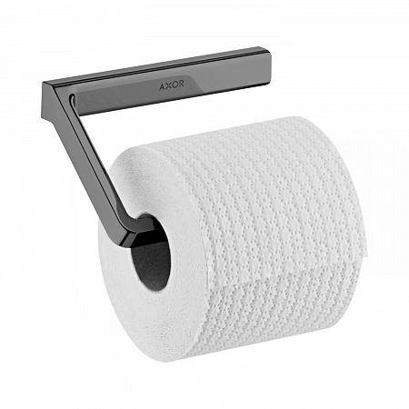 Держатель для туалетной бумаги AXOR Universal Softsquare без крышки, матовый черный хром