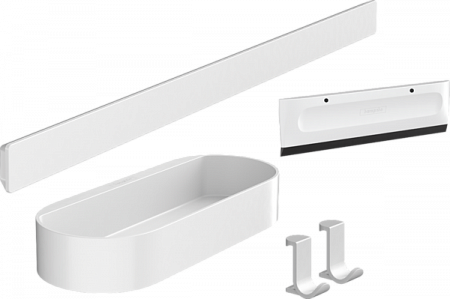 Комплект для ванны Hansgrohe WallStoris 27967700. белый матовый