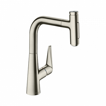 Hansgrohe Talis Select M51 Кухонный смеситель однорычажный 220 с вытяжным душем 2jet sBox сталь