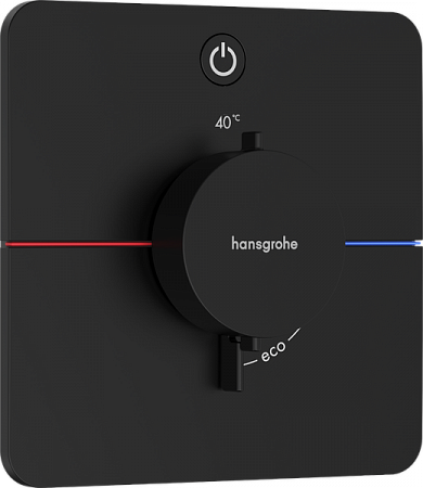 Термостат для скрытой установки Hansgrohe ShowerSelect Comfort Q. 15581670. черный матовый