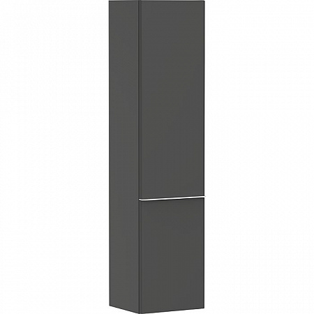Шкаф высокий Hansgrohe Xelu Q 54140700 400/350 дверь справа белый матовый/матовый серый алмаз