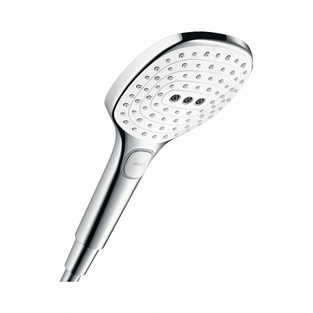 Hansgrohe Raindance Select E Ручной душ 120 3jet EcoSmart 9 л/мин хром-белый матовый