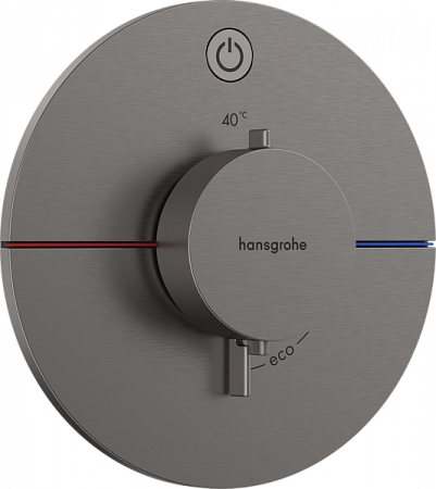 Термостат для скрытой установки Hansgrohe ShowerSelect Comfort S. 15553340. матовый черный хром