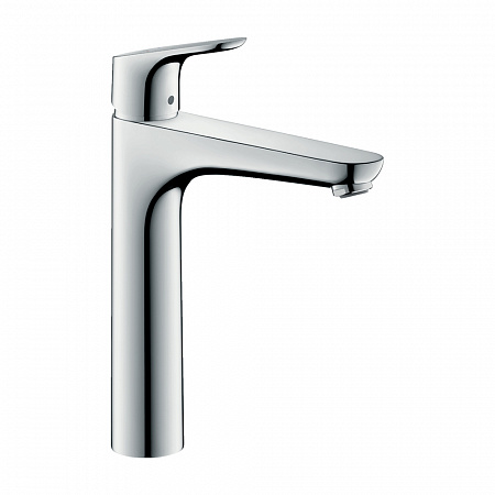 Hansgrohe Focus Е2 Смеситель для раковины 190 однорычажный со сливным гарнитуром хром