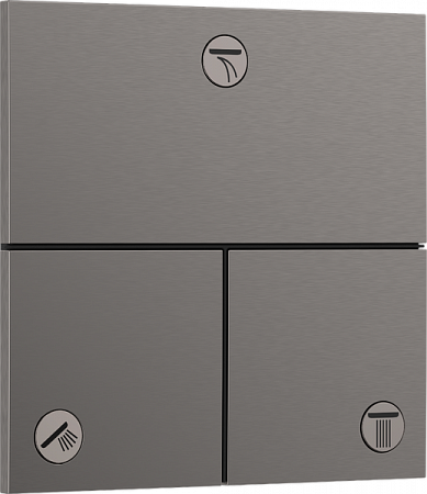 Клапан для скрытой установки Hansgrohe ShowerSelect Comfort S. 15573340. матовый черный хром